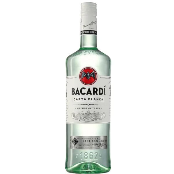 Rum Bacardi Carta Blanca Garrafa 980ml